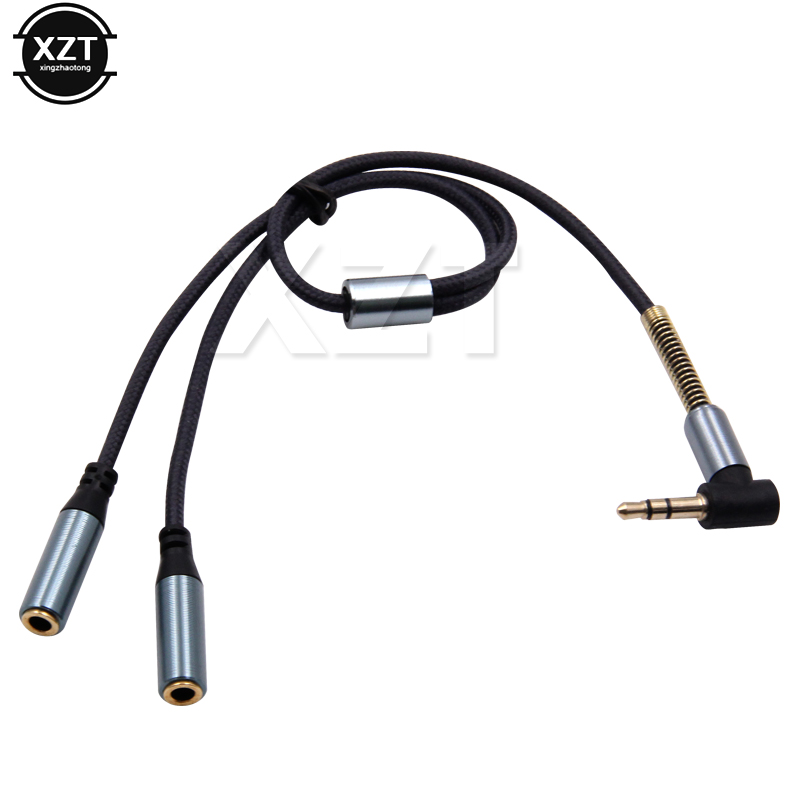 Audio Splitter Y - 3.5mm 1 a 2 áudio aux