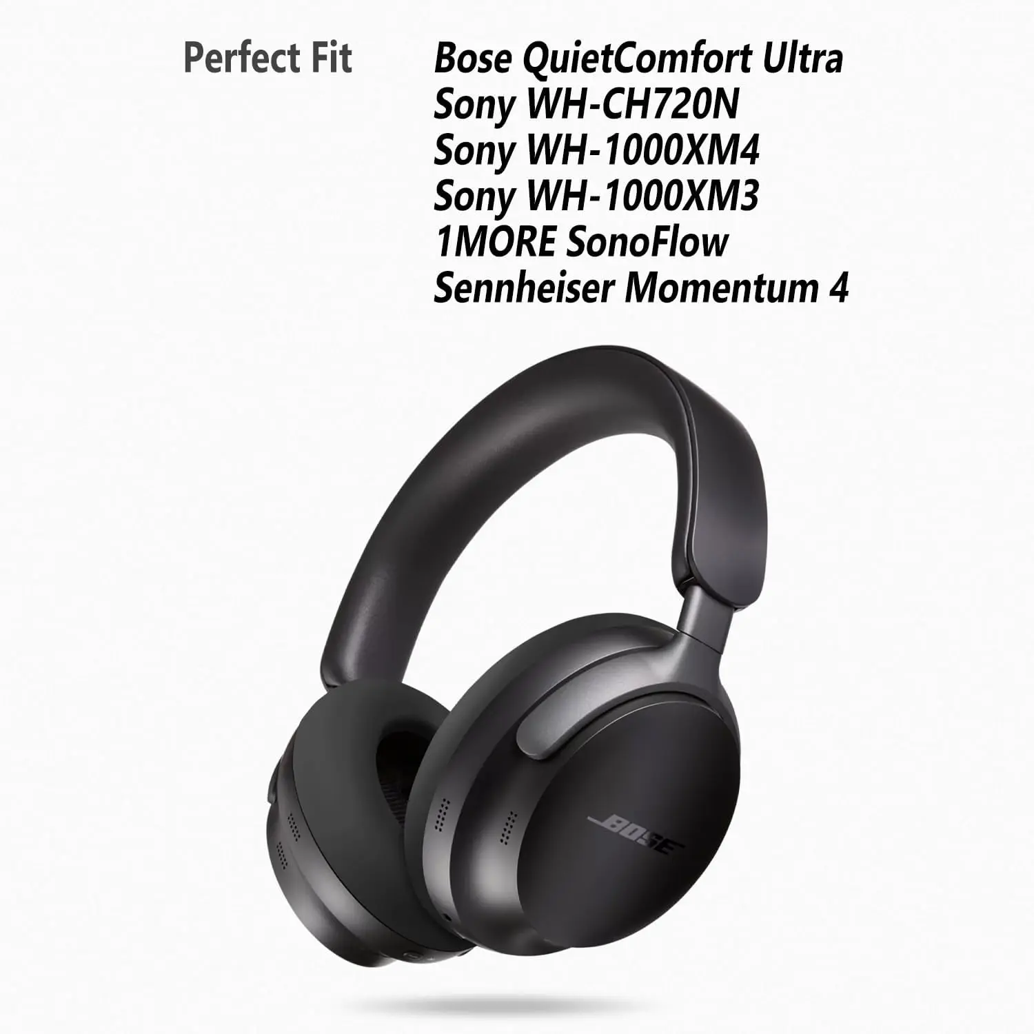 Sennheiser Headphone Momentum 4 - Luva protetora de orelha de silicone,