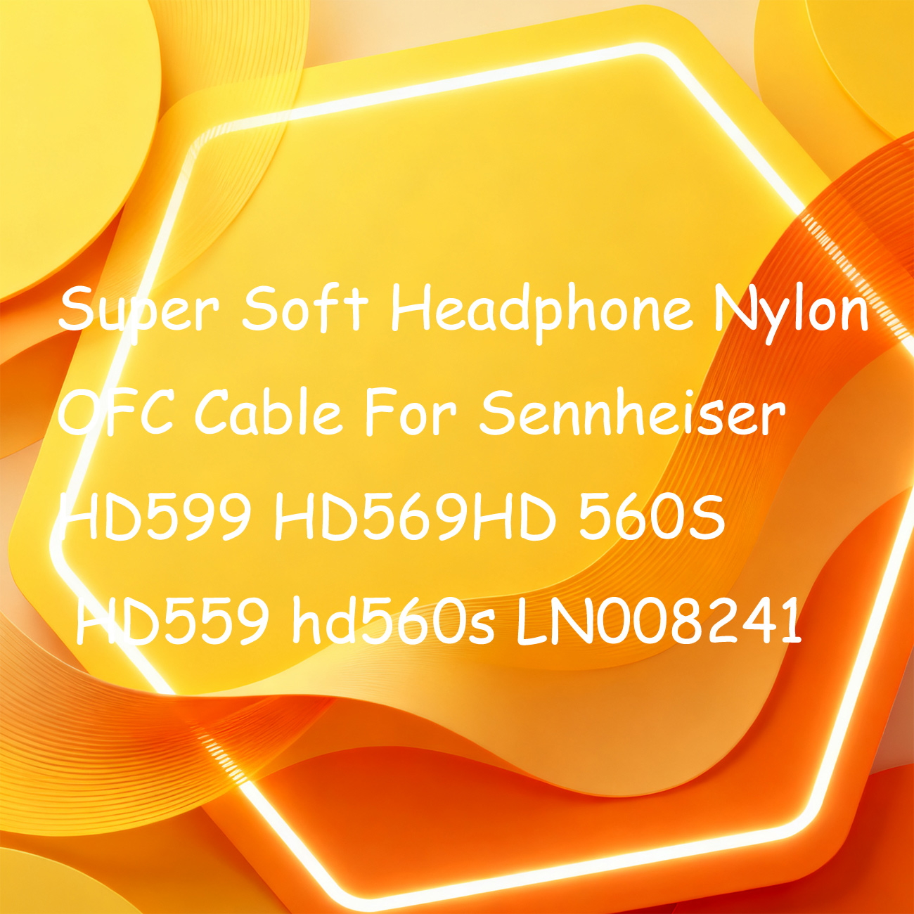 Sennheiser Headphone Hd 560S - Cabo de Nylon OFC Super Macio