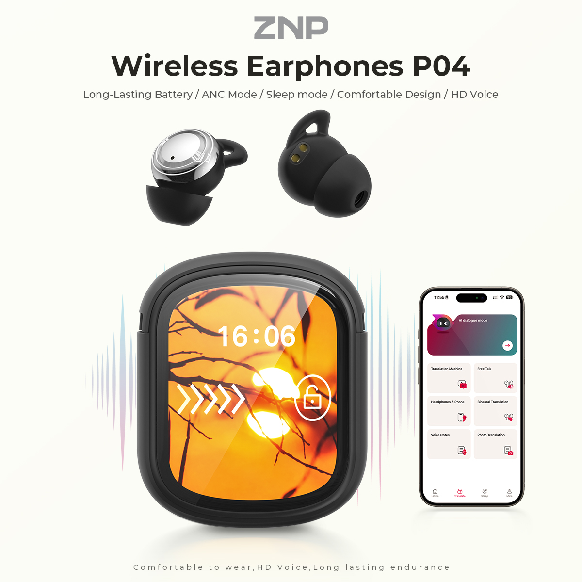 Fones de Ouvido ZNP P04 para D - Noise Cancelling Headphone avaliação e preço