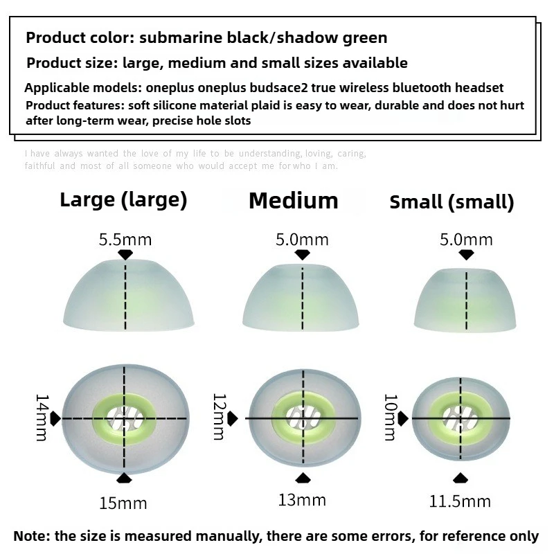 Pontas de ouvido de silicone p - Silicone Ear Tip Replacement avaliação e preço