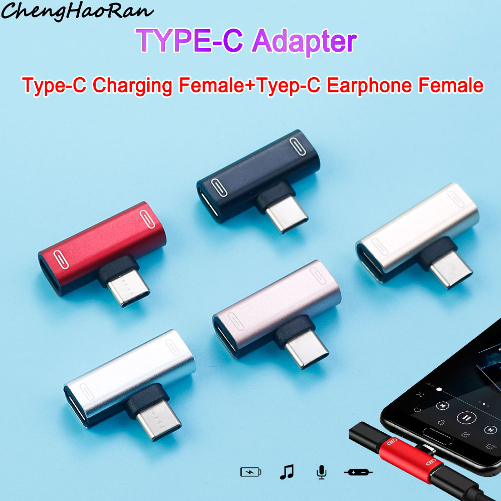 1/2 Peças Adaptador USB C 3 em - Usb C Earphone avaliação e preço