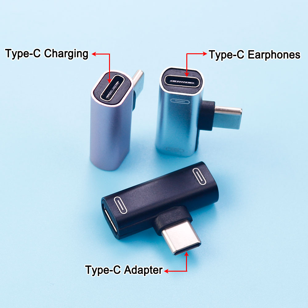 1/2 Peças Adaptador USB C 3 em - Usb C Earphone avaliação e preço