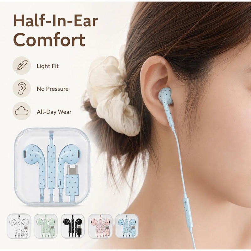Fones de Ouvido Tipo C com Pad - Usb C Earphone avaliação e preço