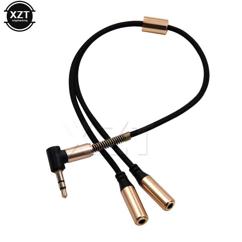 3.5mm 1 a 2 áudio aux y diviso - Audio Splitter Y avaliação e preço