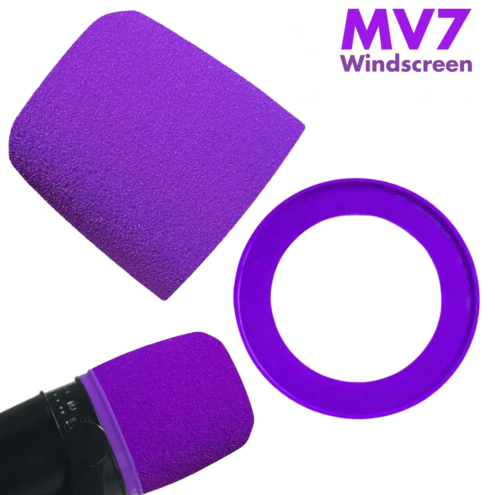 Espuma MV7 para Microfones Shu - Shure Mic Mv7 avaliação e preço