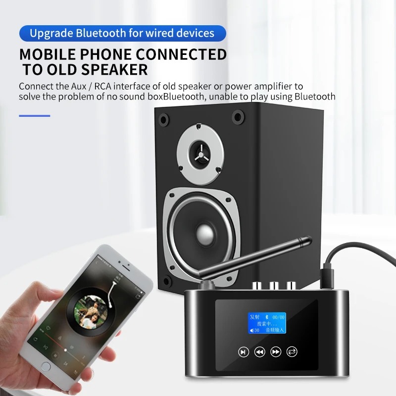 Transmissor e Receptor de Áudi - Bluetooth Adapter Receiver avaliação e preço