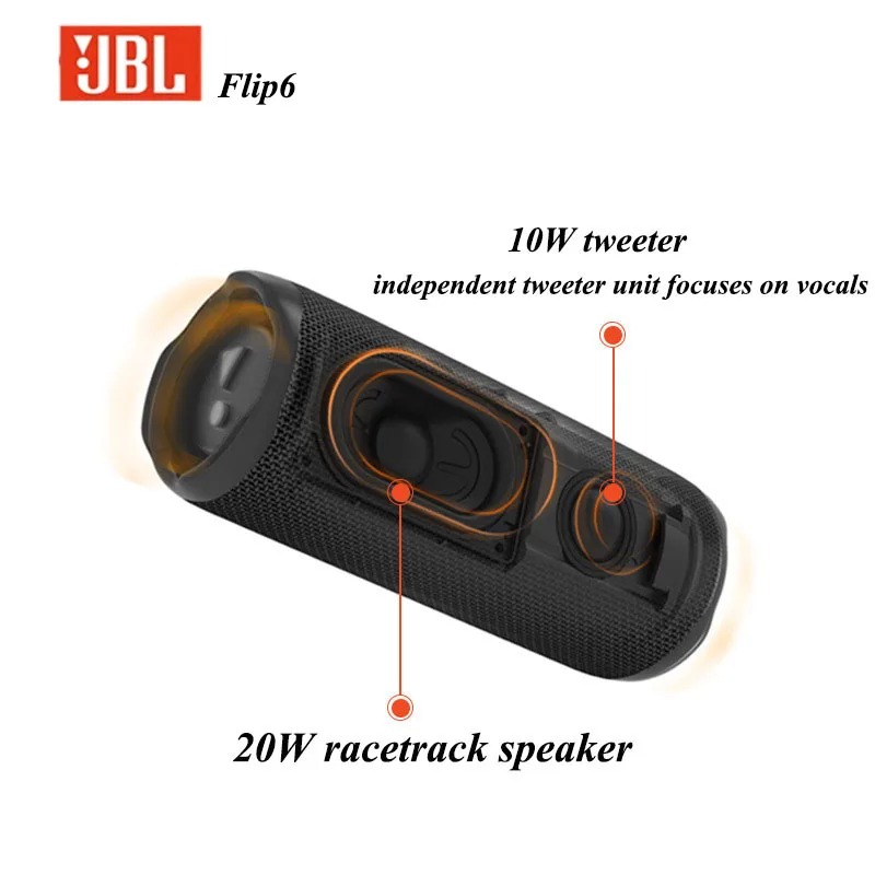 JBL FLIP6 Caixa de Som Sem Fio - Jbl Speaker Flip 6 avaliação e preço